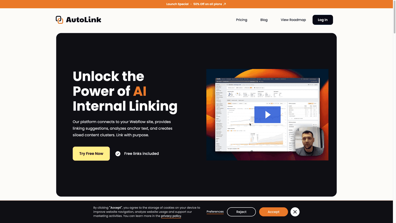 AutoLink AI website