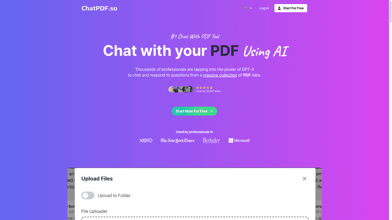 ChatPDF.so website