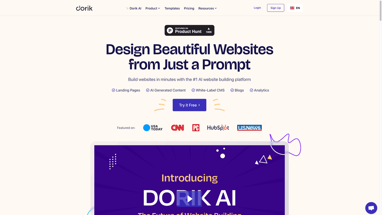 Dorik website