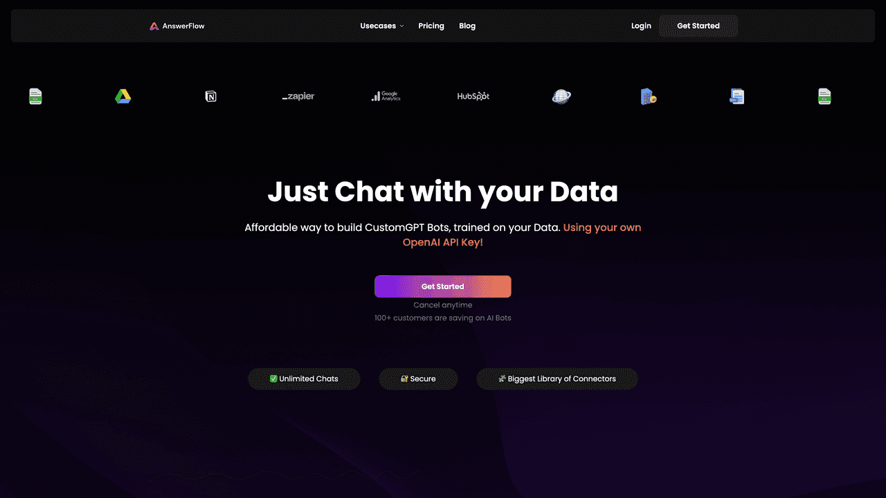 AnswerFlow AI website