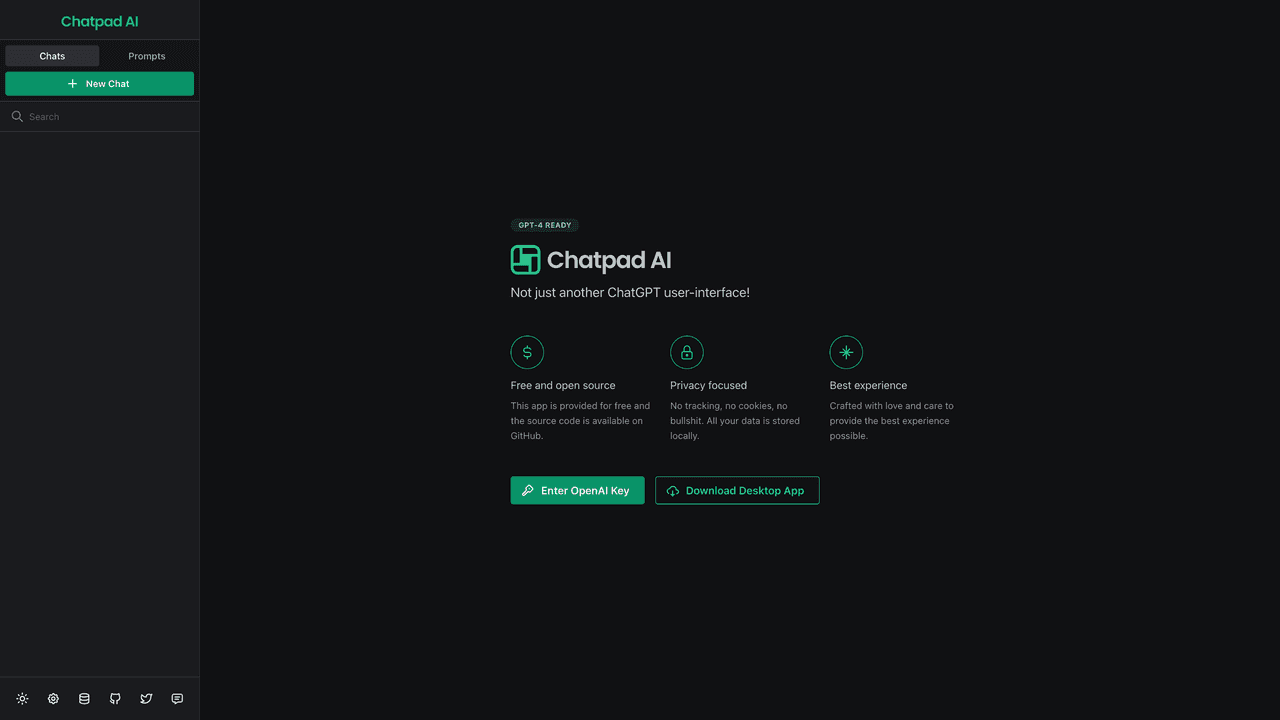 Chatpad AI website