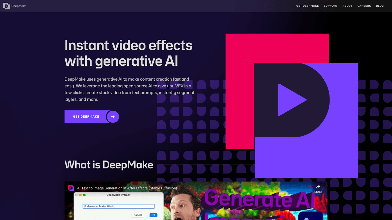 DeepMake website