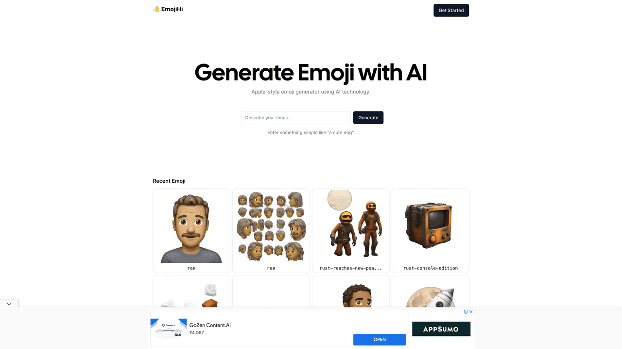 EmojiHi website