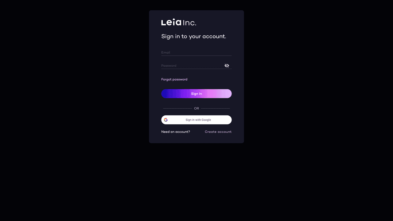 LeiaPix website