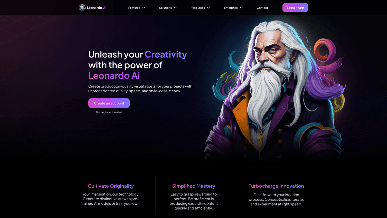 Leonardo.ai website