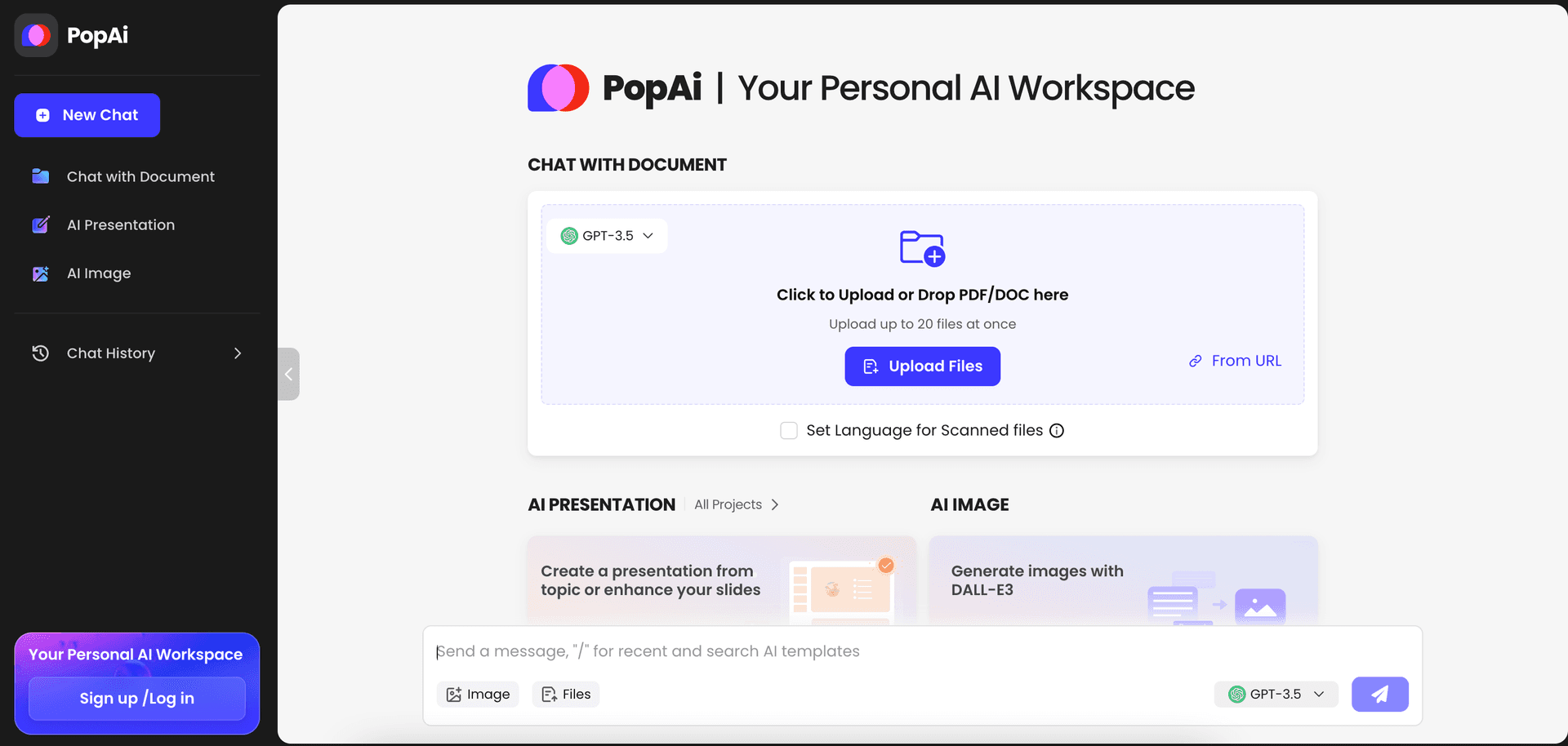 PopAI website