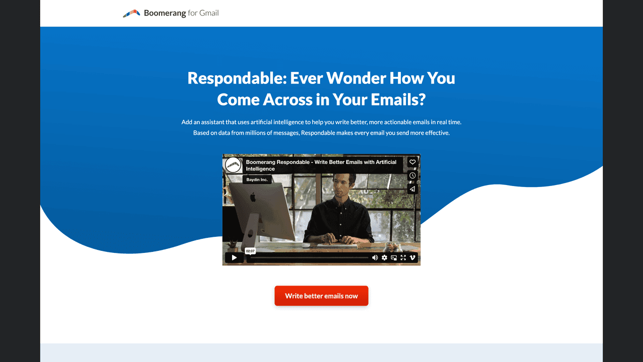 Respondable website