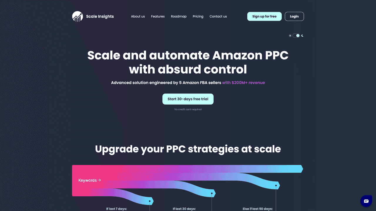 Scale Insights website