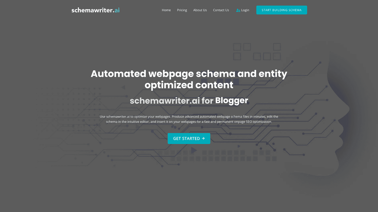 Schemawriter.ai website