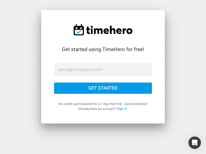 TimeHero website