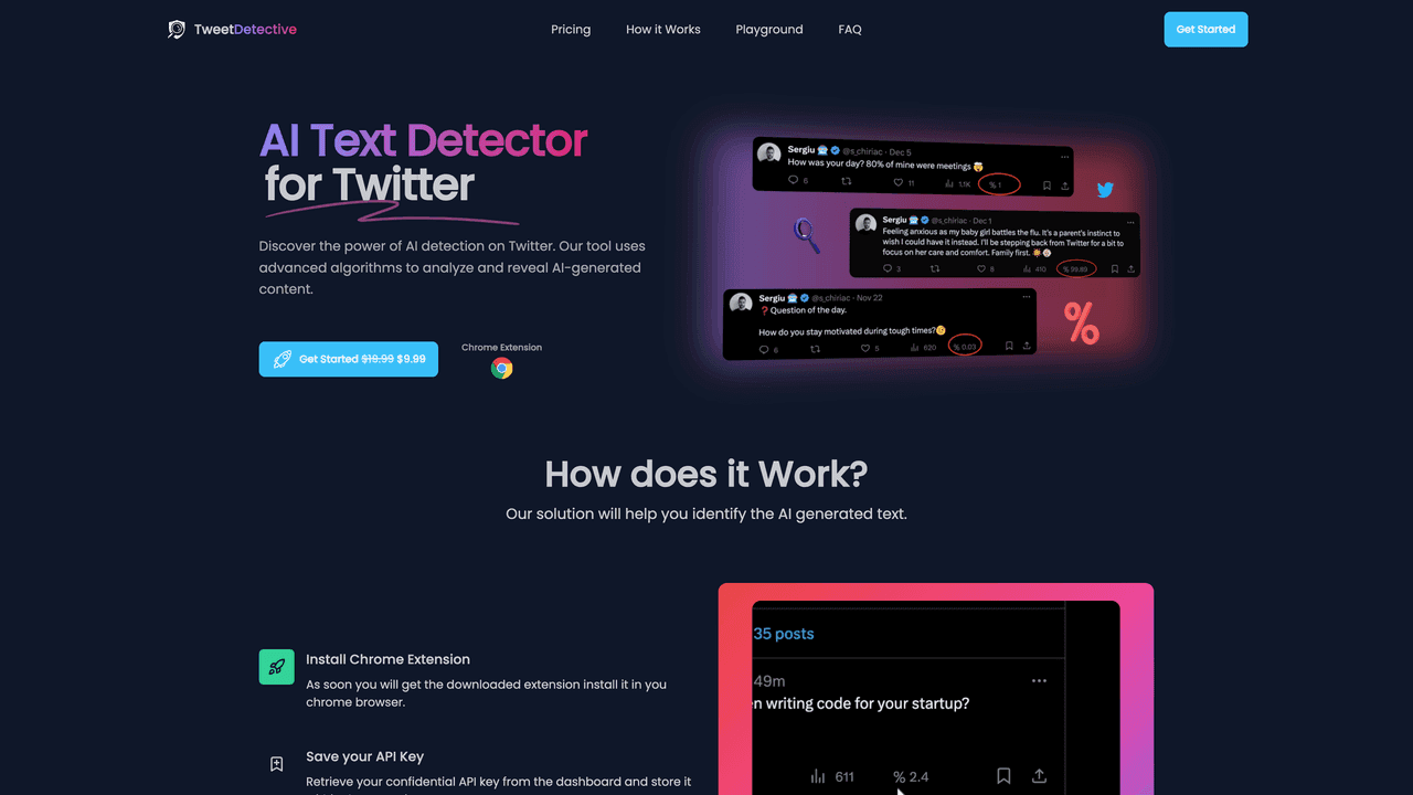 TweetDetective website