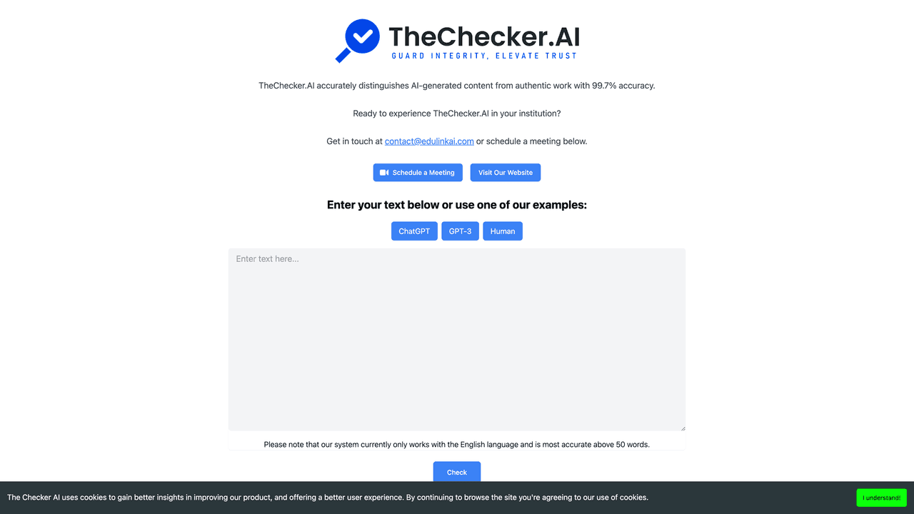 AICheatCheck website