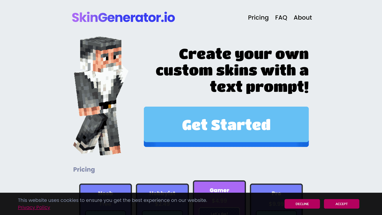 skingenerator.io website