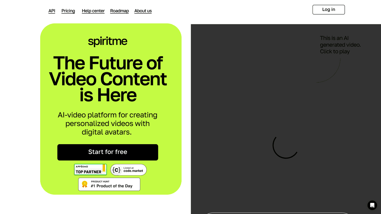 SpiritMe website