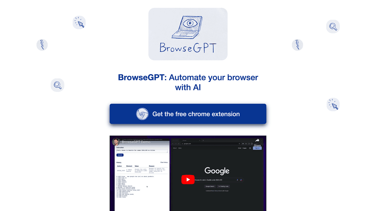 BrowseGPT website