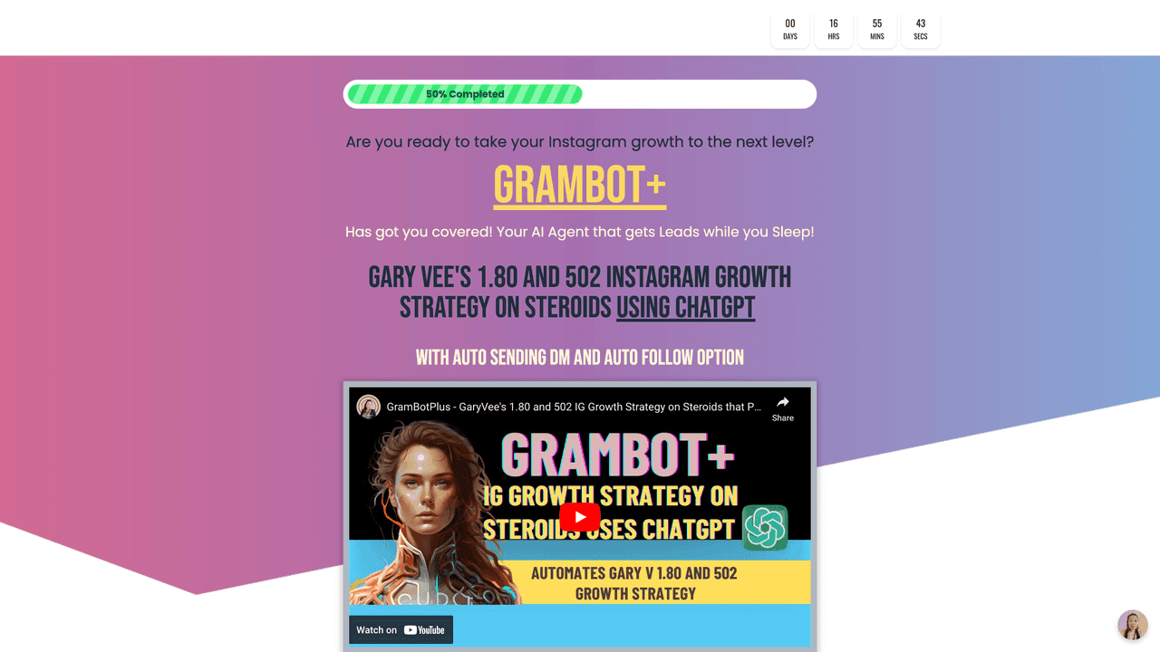 GramBotPlus website