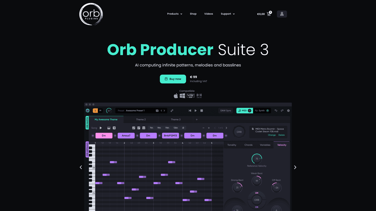 Orb Producer website