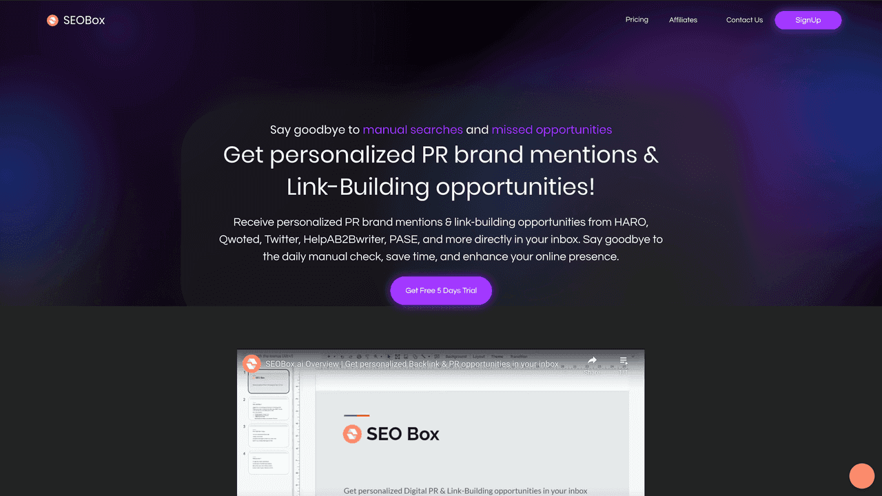 Seo Box website