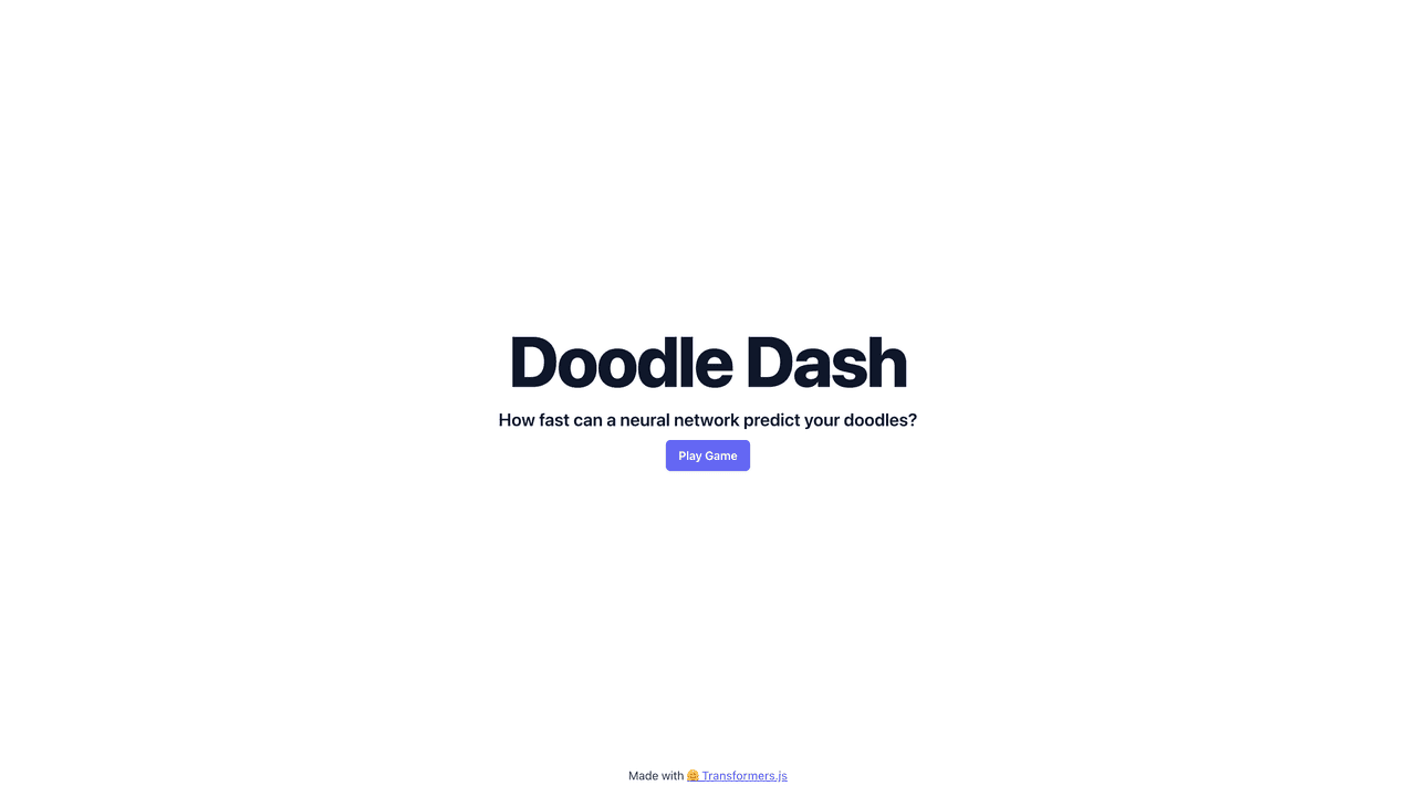 Doodle Dash website