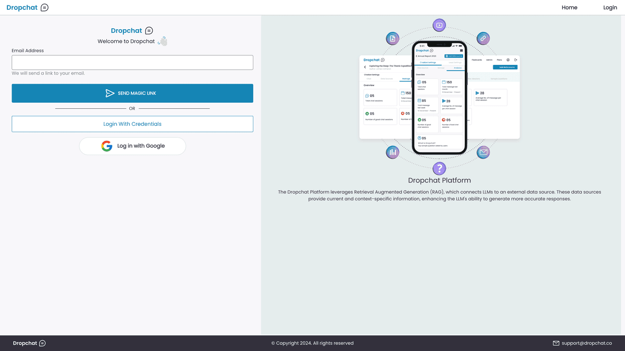 Dropchat website