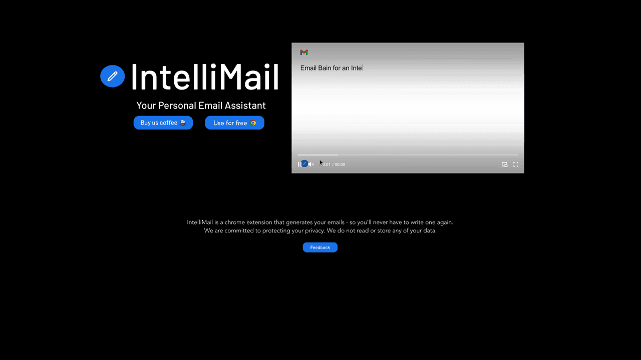 IntelliMail website